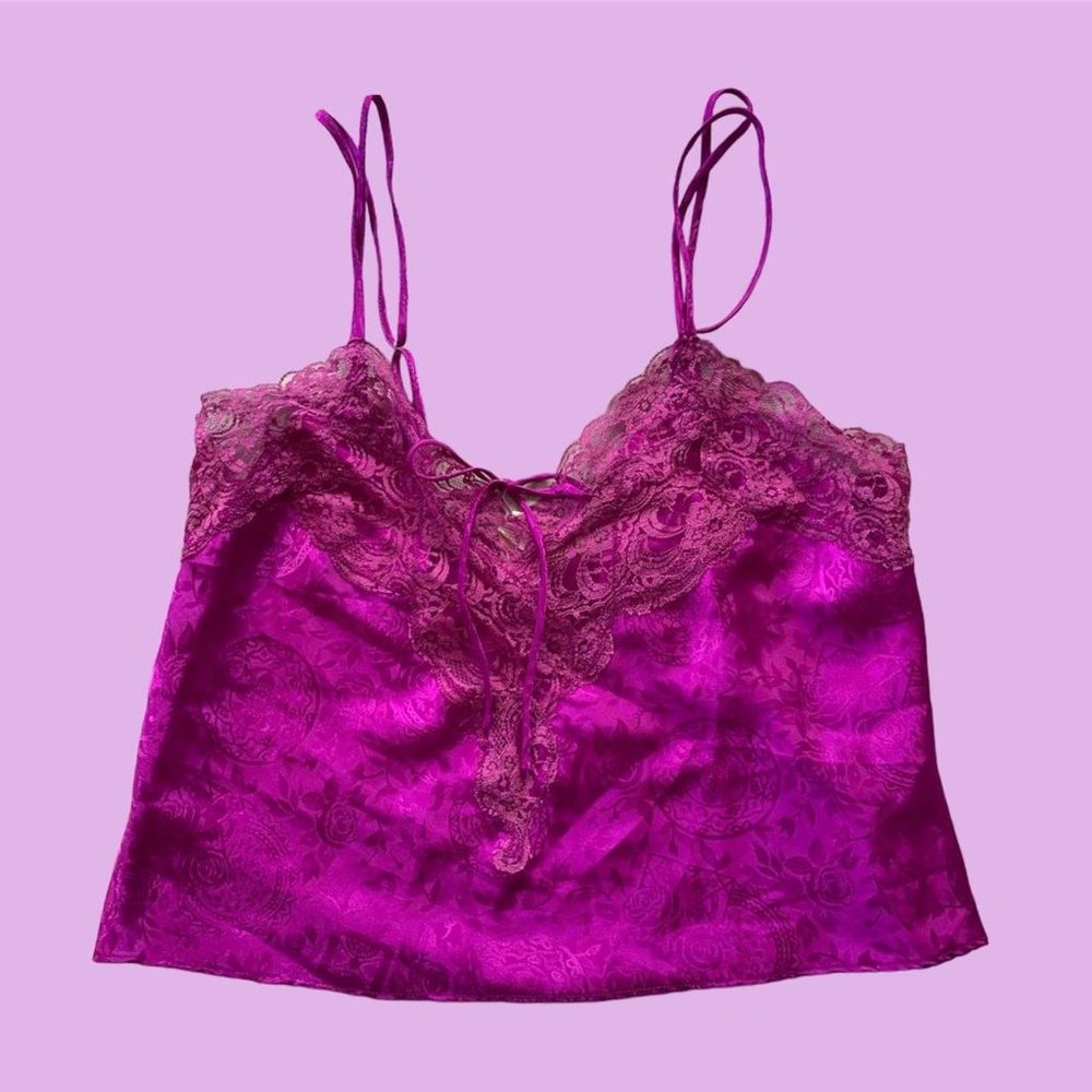 VICTORIA'S SECRET 80s COQUETTE LACE‎ CAMISOLE
